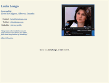 Tablet Screenshot of lucialongo.com